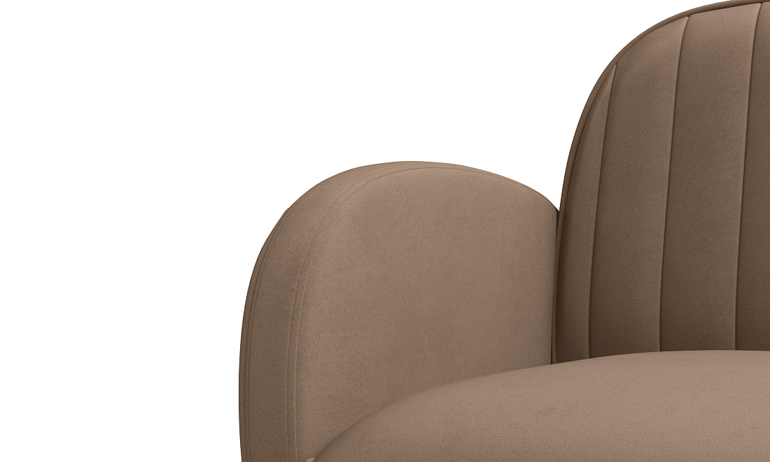 Флеминг Ф / Кресло велюр fresh корица