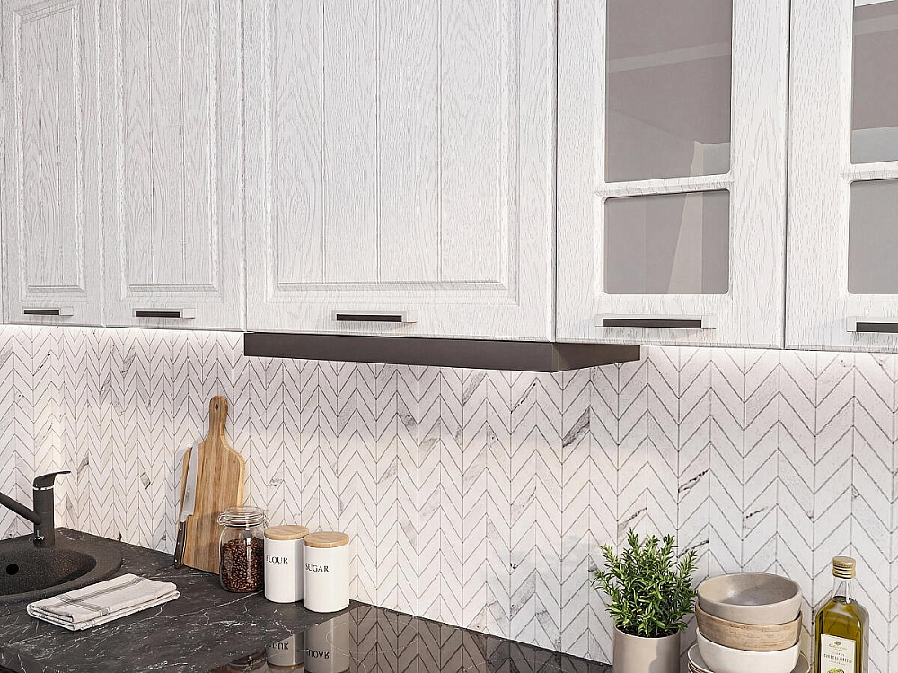 Прага-04 Белый/Белое дерево